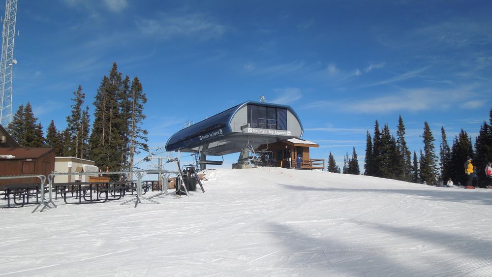 Mountaintop Express & alpine bowls